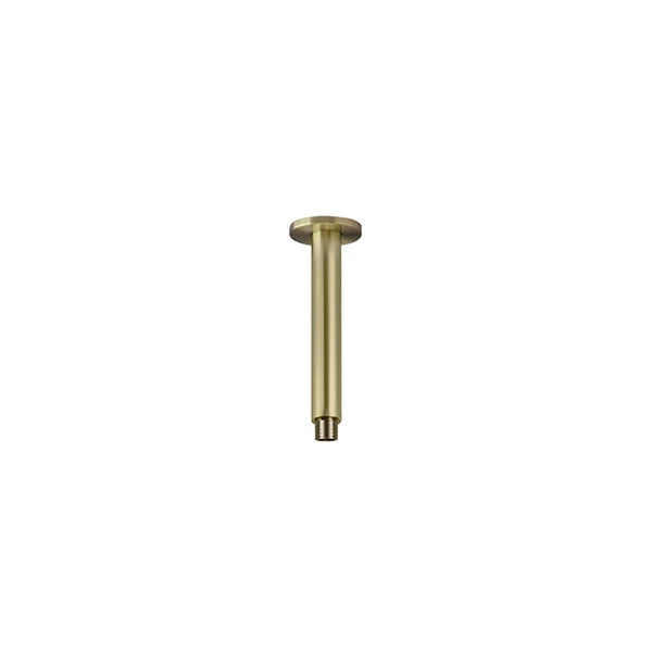 Meir Round 150mm Ceiling Shower Arm - Brushed Gold (Tiger Bronze)