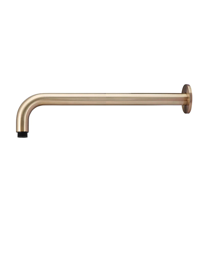Meir Round Wall Mounted Shower Arm 400mm Champagne