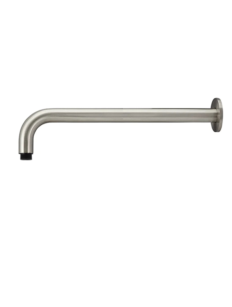 Meir Round Wall Mounted Shower Arm 400mm PVD Brushed Nickel