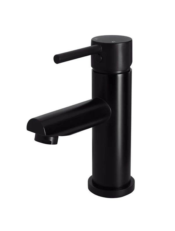Meir Round Matte Black Basin Mixer