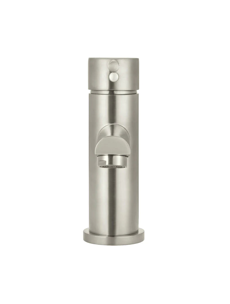 Meir Round Basin Mixer Tap Brushed Nickel