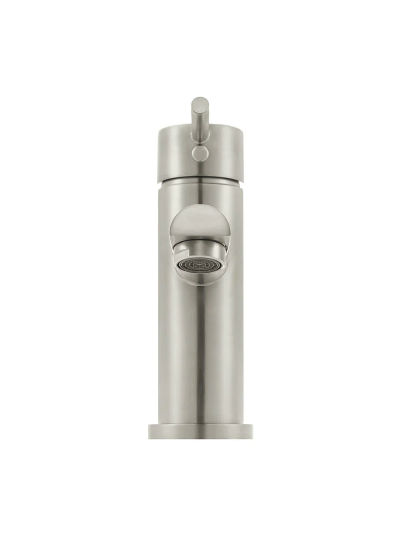 Meir Round Basin Mixer Tap Brushed Nickel