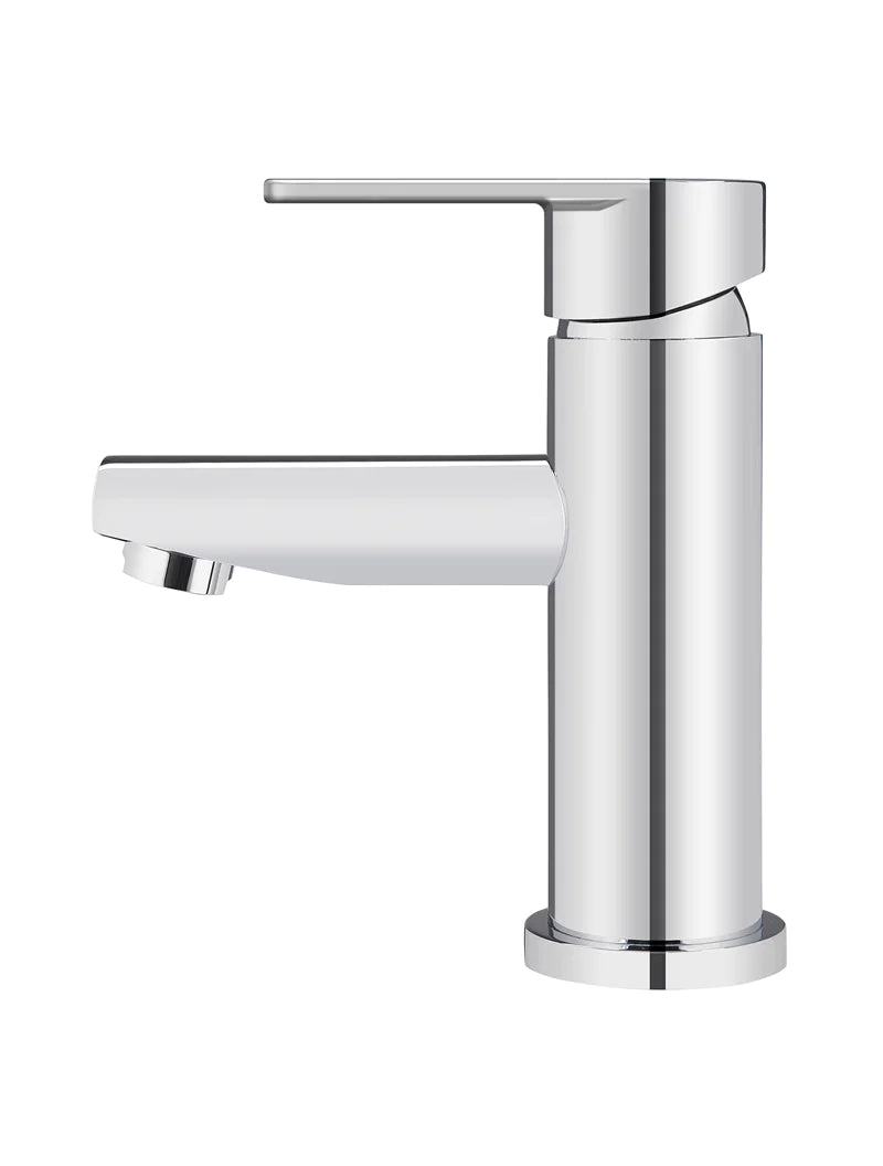 Meir Round Paddle Basin Mixer Chrome