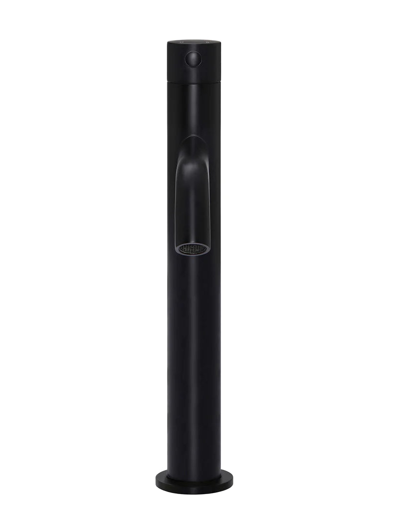 Meir Piccola Tall Basin Mixer with 130mm Spout Matte Black