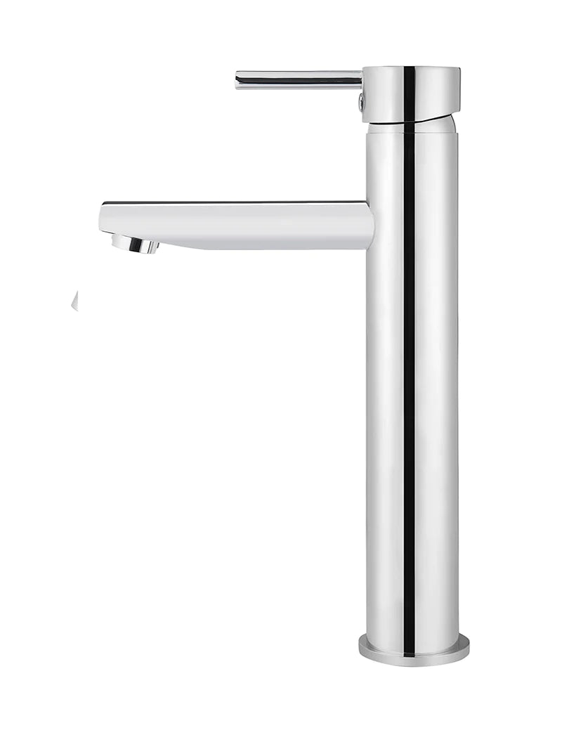 Meir Round Tall Basin Mixer Polished Chrome