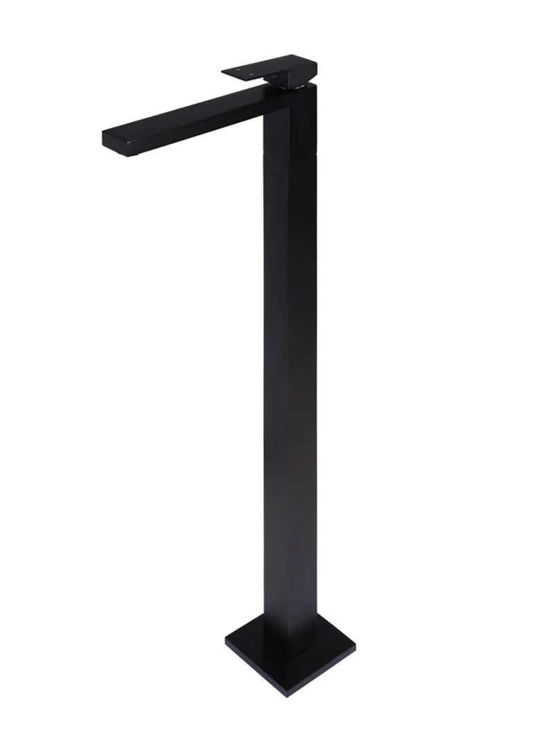 Meir Square Freestanding Bath Mixer Matte Black