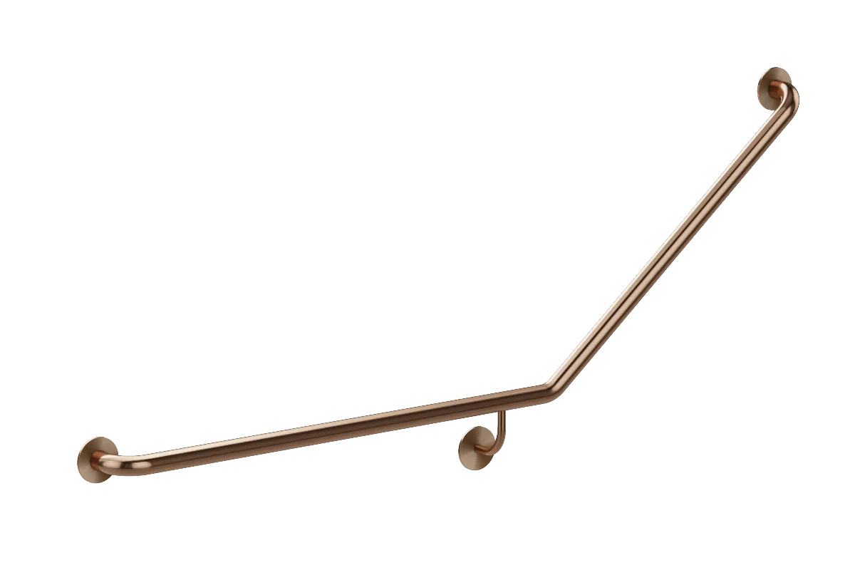 Meir Mobility 40 Degree Left Side Grab Rail - Lustre Bronze — image 1
