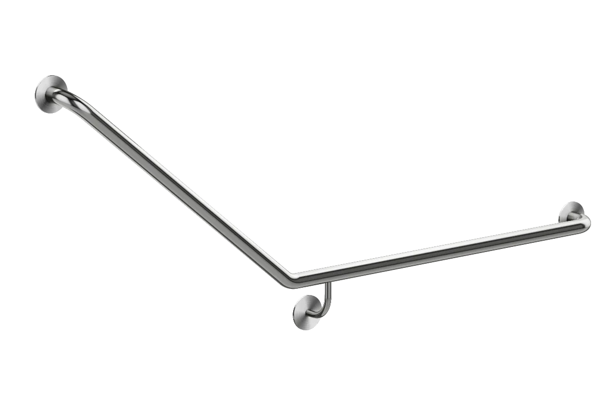 Meir Mobility 40 Degree Right Side Grab Rail - Brushed Nickel — image 1