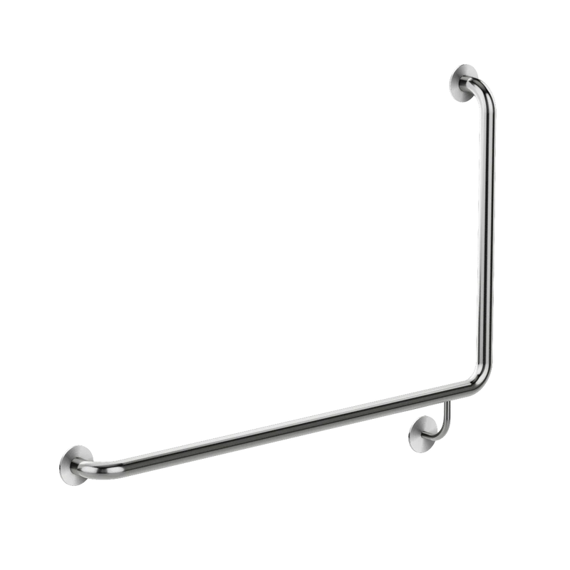 Meir Mobility 90 Degree Left Side Grab Rail 600mm - Brushed Nickel — image 1