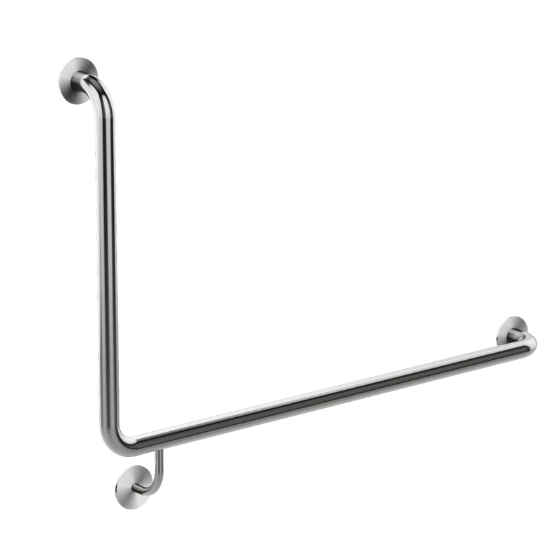 Meir Mobility 90 Degree Right Side Grab Rail 600mm - Brushed Nickel — image 1