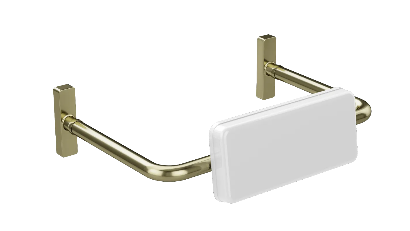 Meir Mobility Toilet Back Rest - Tiger Bronze — image 1