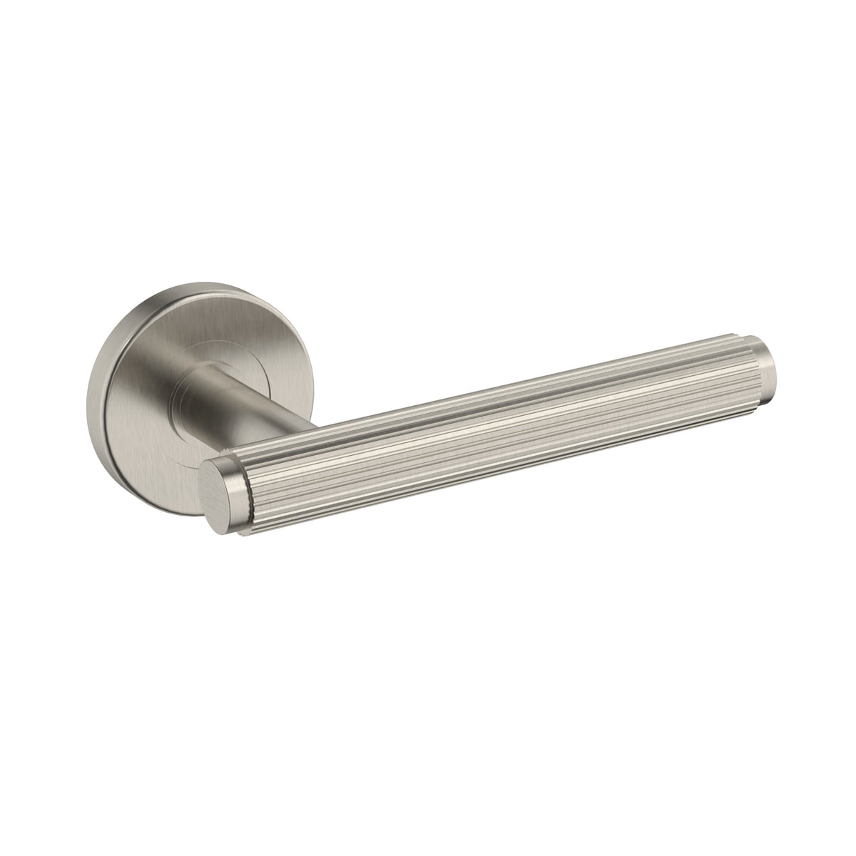 Meir Öppen Linear Lever Door Handle - passage - PVD Brushed Nickel — image 1