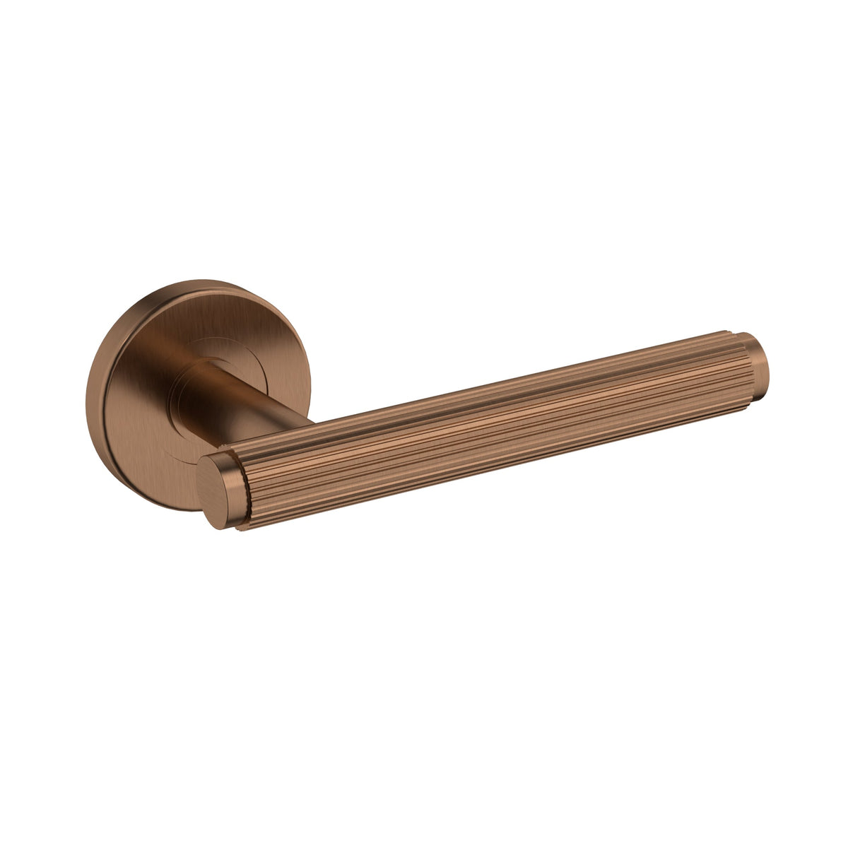 Meir Öppen Linear Lever Door Handle - passage - PVD Lustre Bronze — image 1