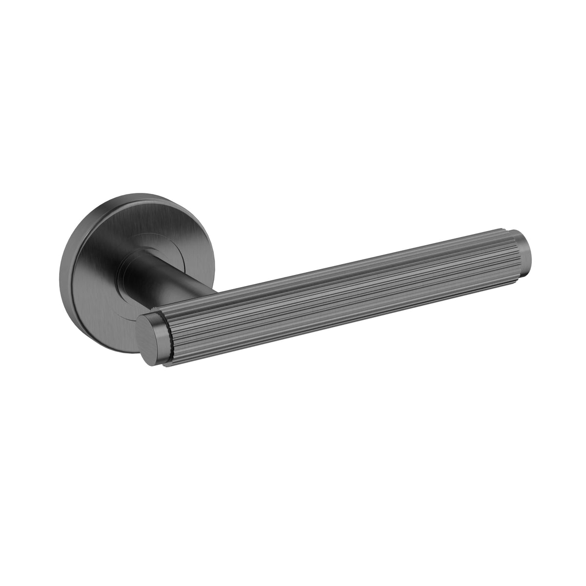 Meir Öppen Linear Lever Door Handle - passage - PVD Shadow — image 1