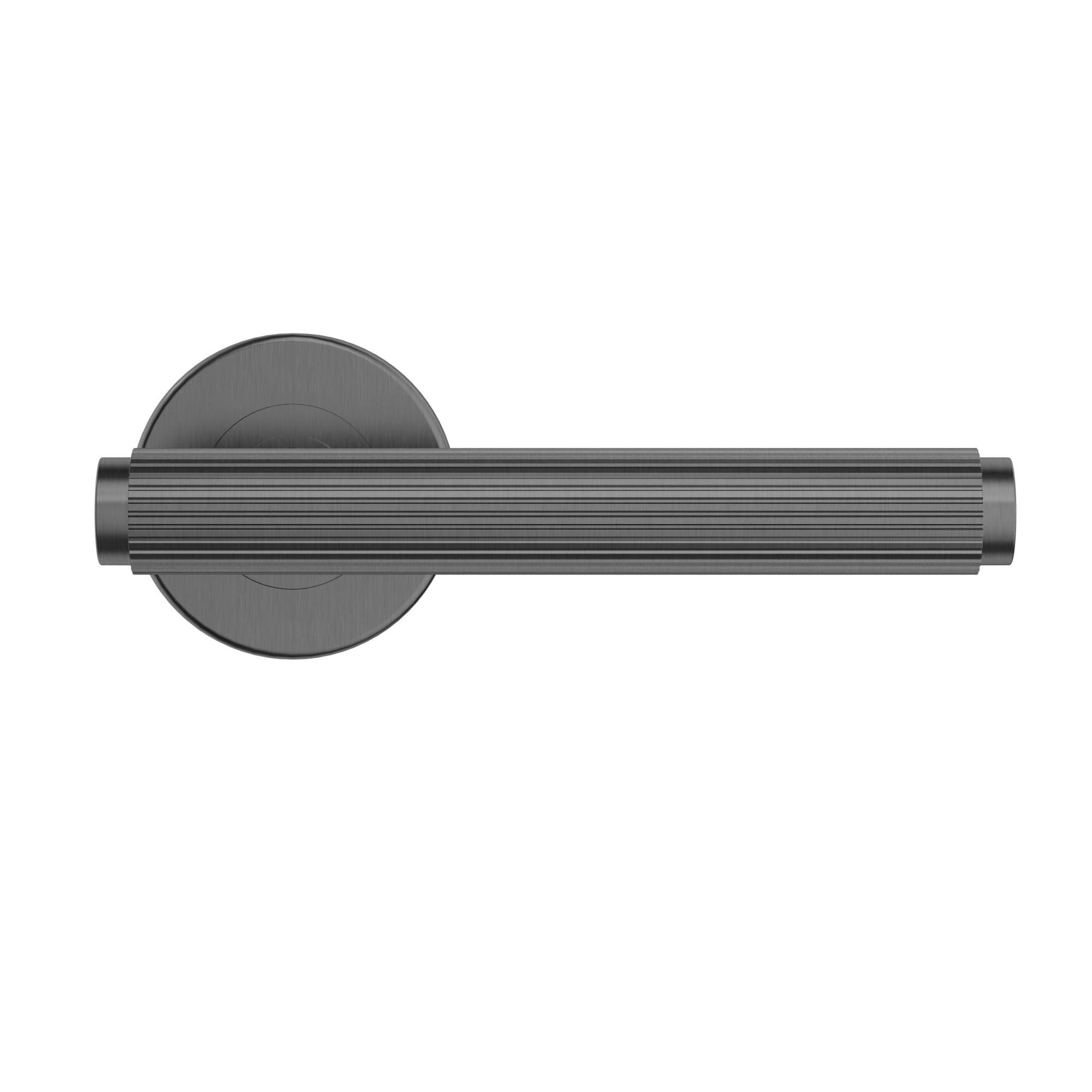 Meir Öppen Linear Lever Door Handle - passage - PVD Shadow — image 2