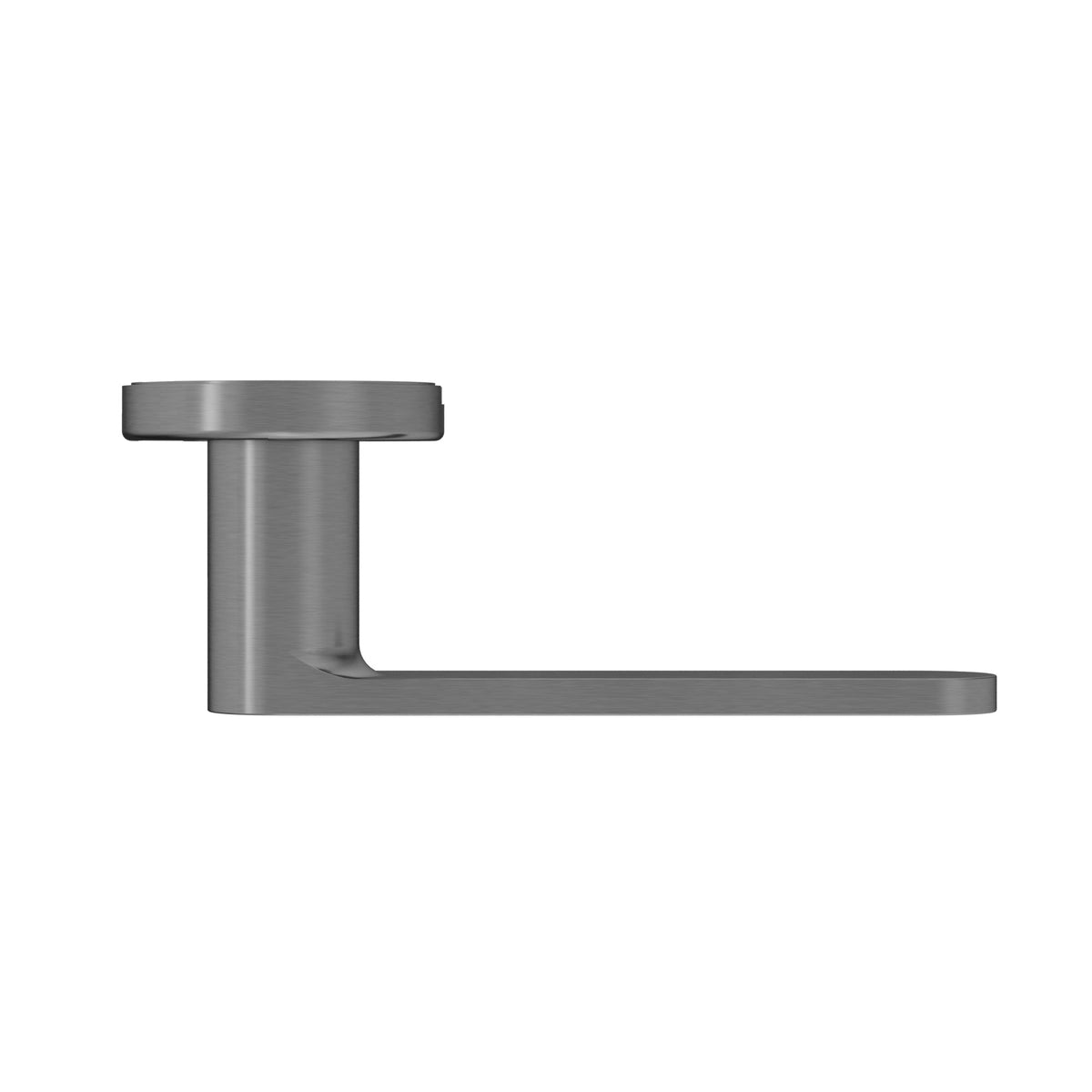 Meir Curvaé Flat Lever Door Handle - passage - PVD Shadow — image 3