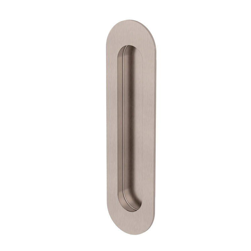 Meir Curvaé Oval Flush Pull - passage - PVD Champagne — image 1