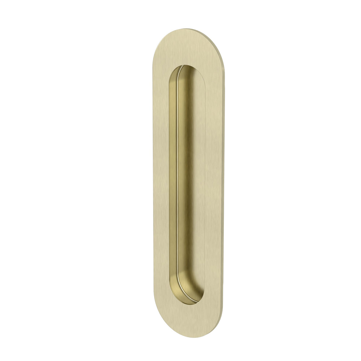 Meir Curvaé Oval Flush Pull - passage - PVD Tiger Bronze — image 1