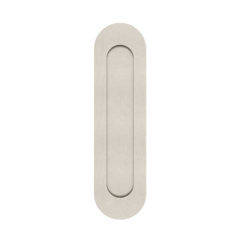 Meir Curvaé Oval Flush Pull - passage - PVD Brushed Nickel — image 2
