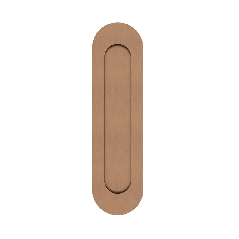 Meir Curvaé Oval Flush Pull - passage - PVD Lustre Bronze — image 2