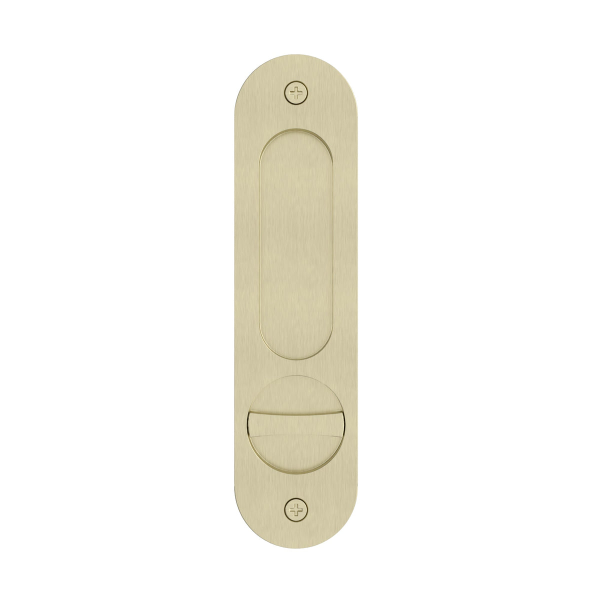 Meir Curvaé Oval Flush Pull - privacy - PVD Tiger Bronze — image 2