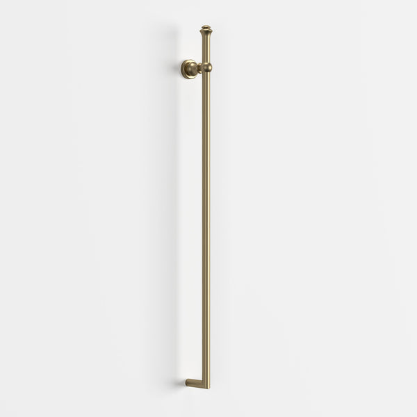Modern National Medoc Federation Classic Vertical Heated Towel Rail Brushed Gold