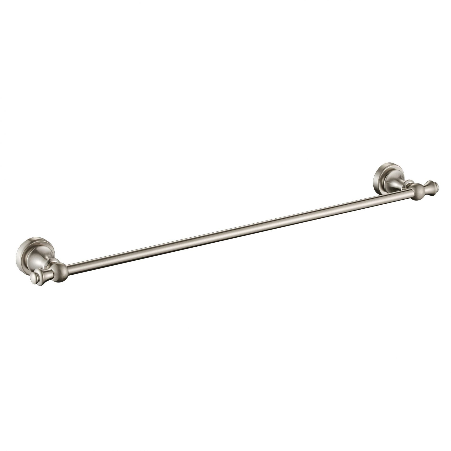 Modern National Medoc Single Towel Rail PVD Warm Brushed Nickel