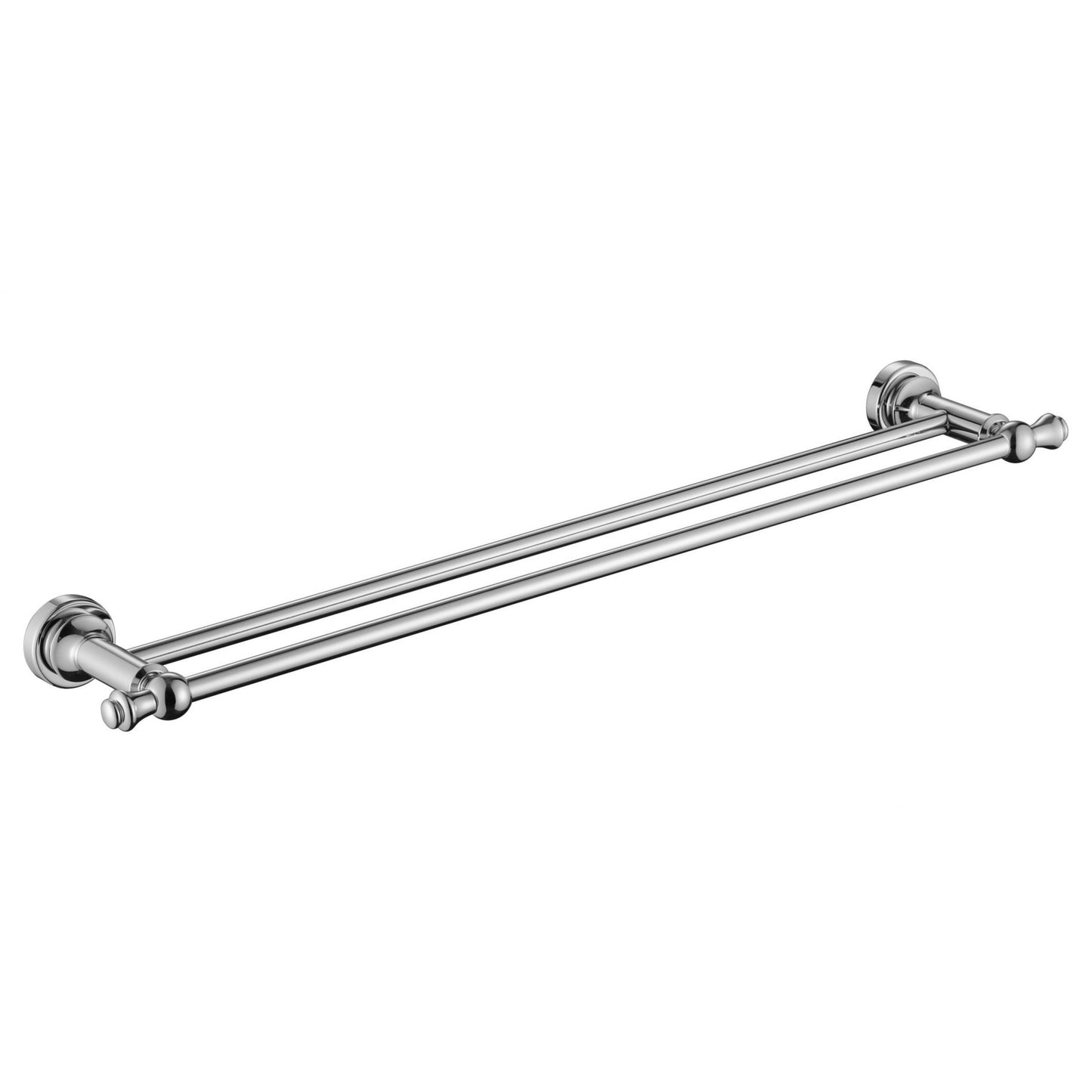 Modern National Medoc Double Towel Rail Chrome