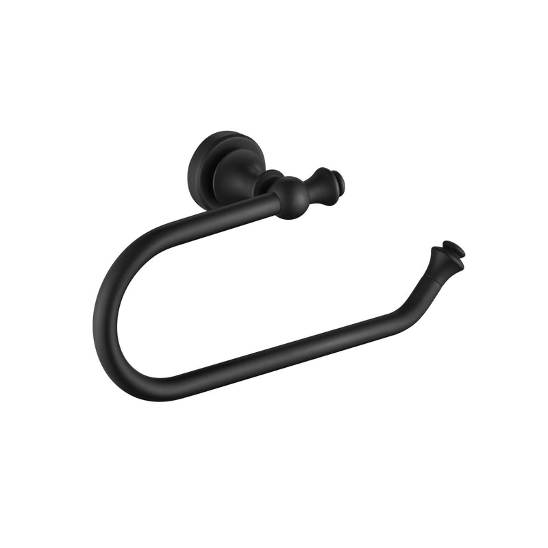 Modern National Medoc Towel Holder Matte Black