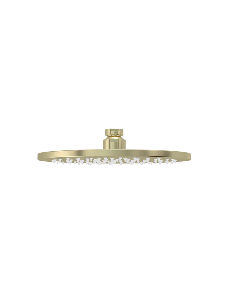 Meir Round Shower Rose 200mm, Tiger Bronze