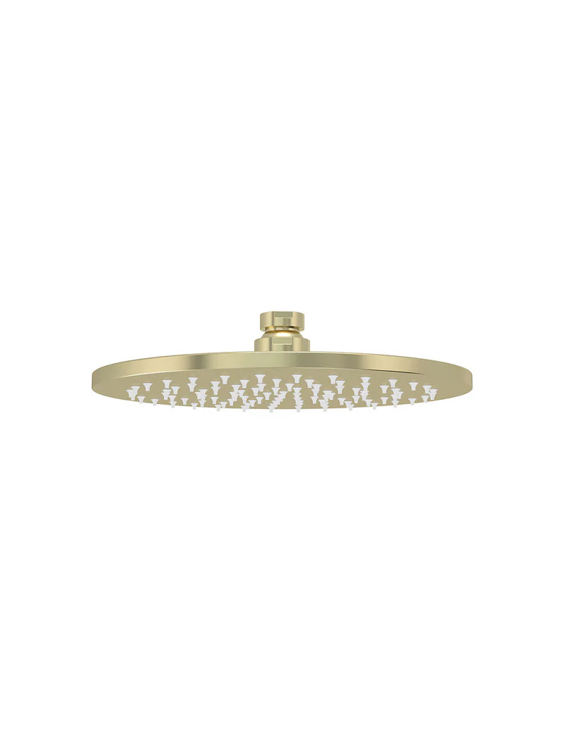 Meir Round Shower Rose 200mm, Tiger Bronze