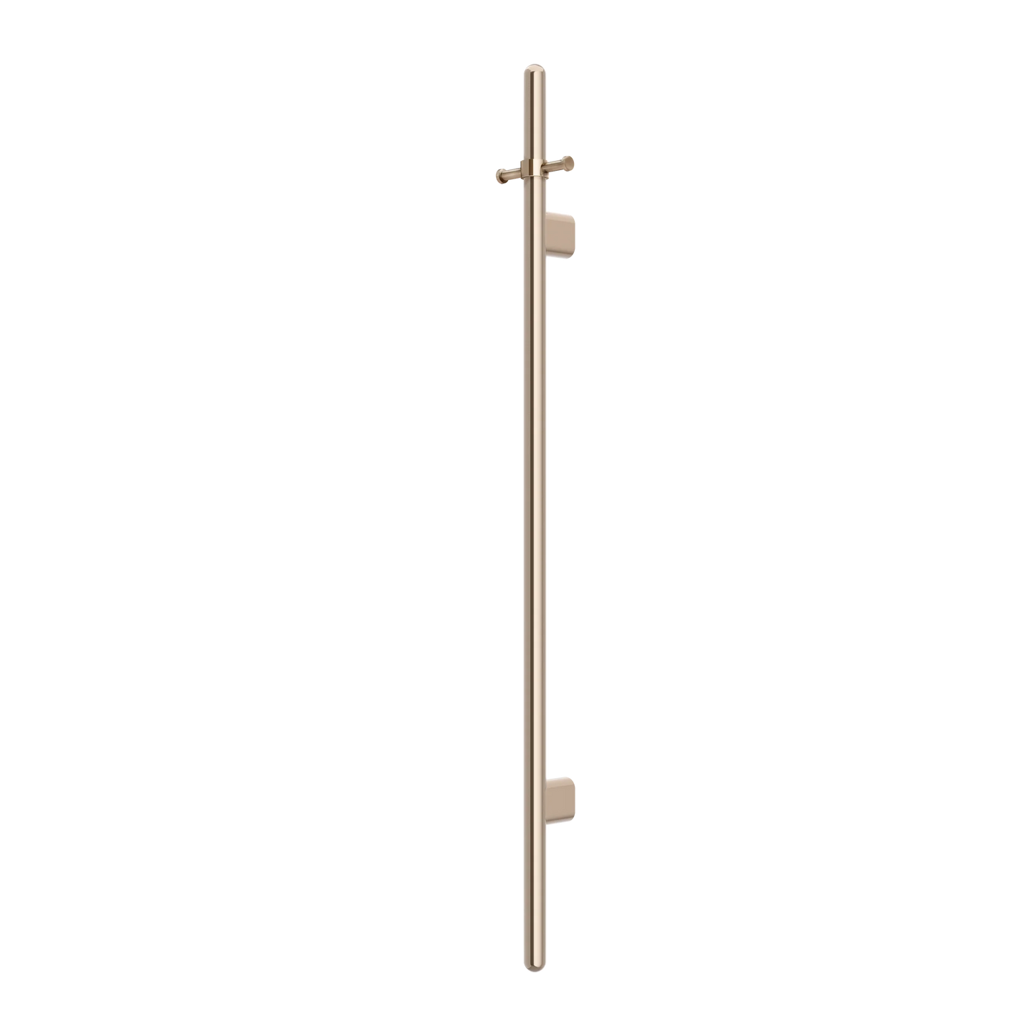 Meir Heated Vertical Towel Rail Champagne