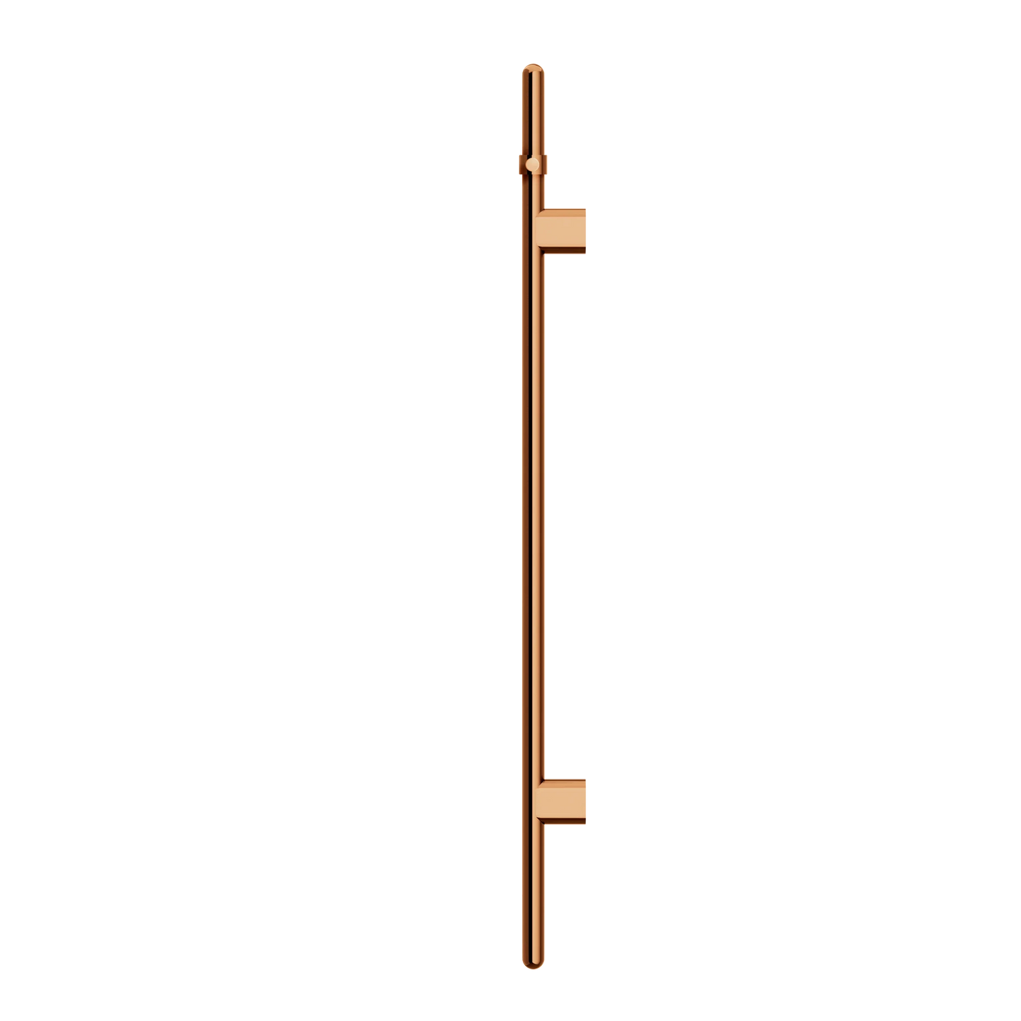 Meir Heated Vertical Towel Rail Lustre Bronze