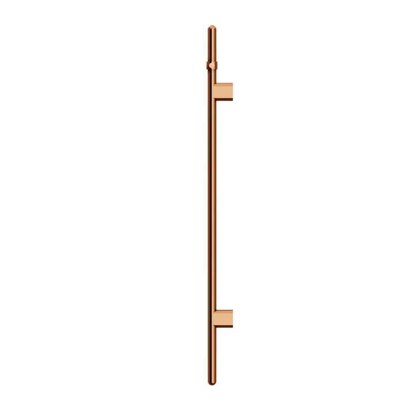 Meir Heated Vertical Towel Rail Lustre Bronze