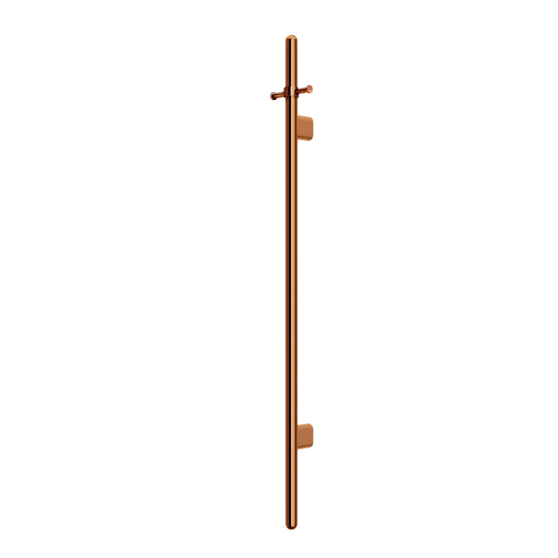 Meir Heated Vertical Towel Rail Lustre Bronze