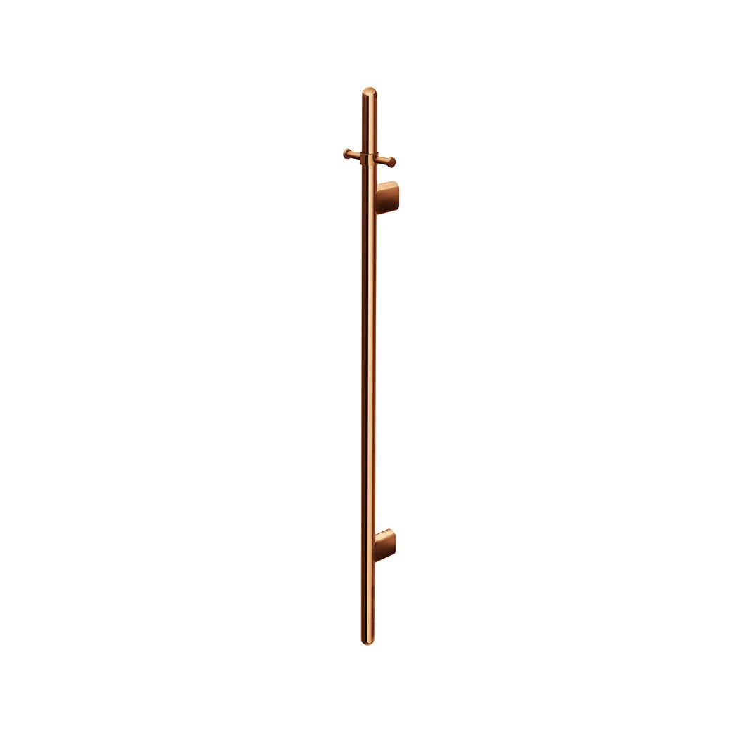 Meir Heated Vertical Towel Rail Lustre Bronze