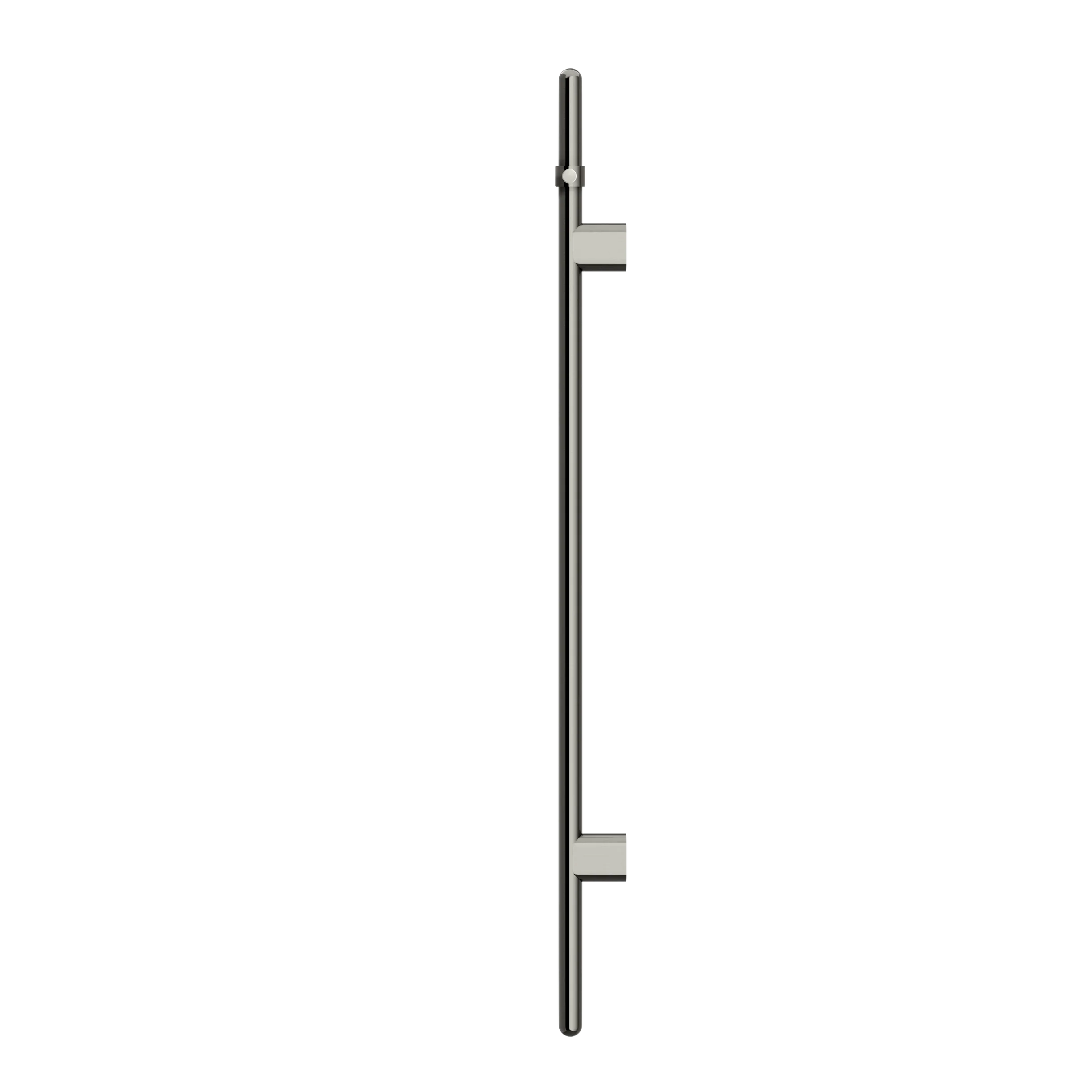Meir Heated Vertical Towel Rail Gun Metal