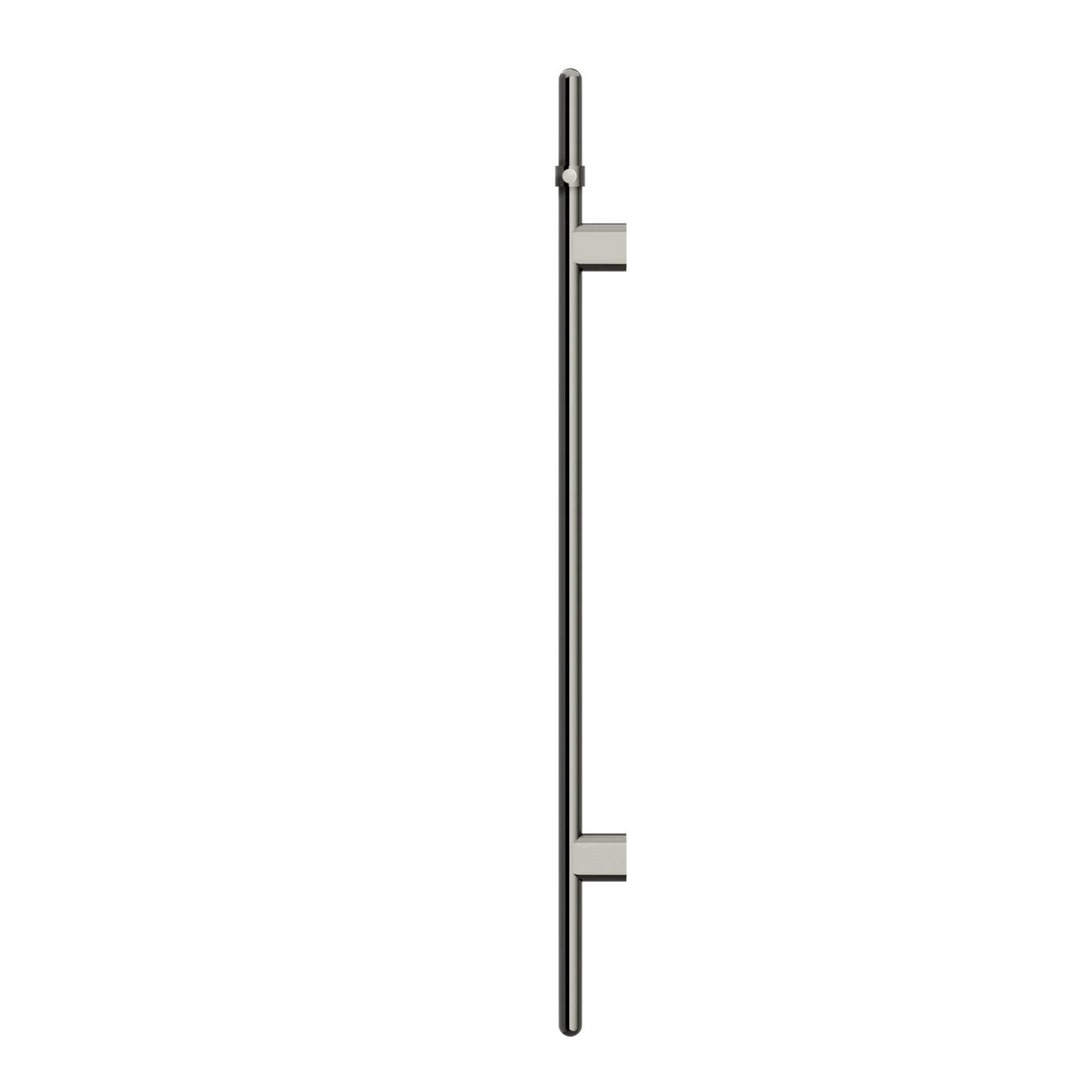 Meir Heated Vertical Towel Rail Gun Metal