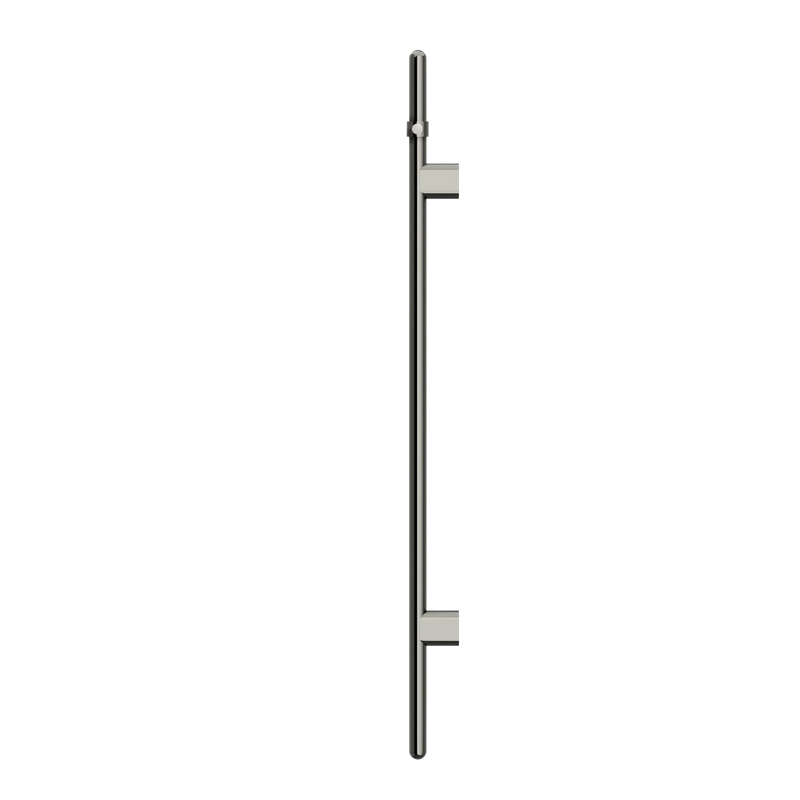 Meir Heated Vertical Towel Rail Gun Metal