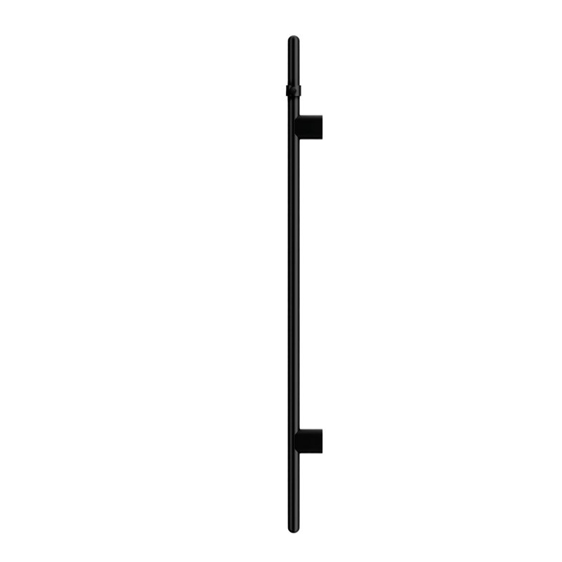 Meir Heated Vertical Towel Rail Matte Black