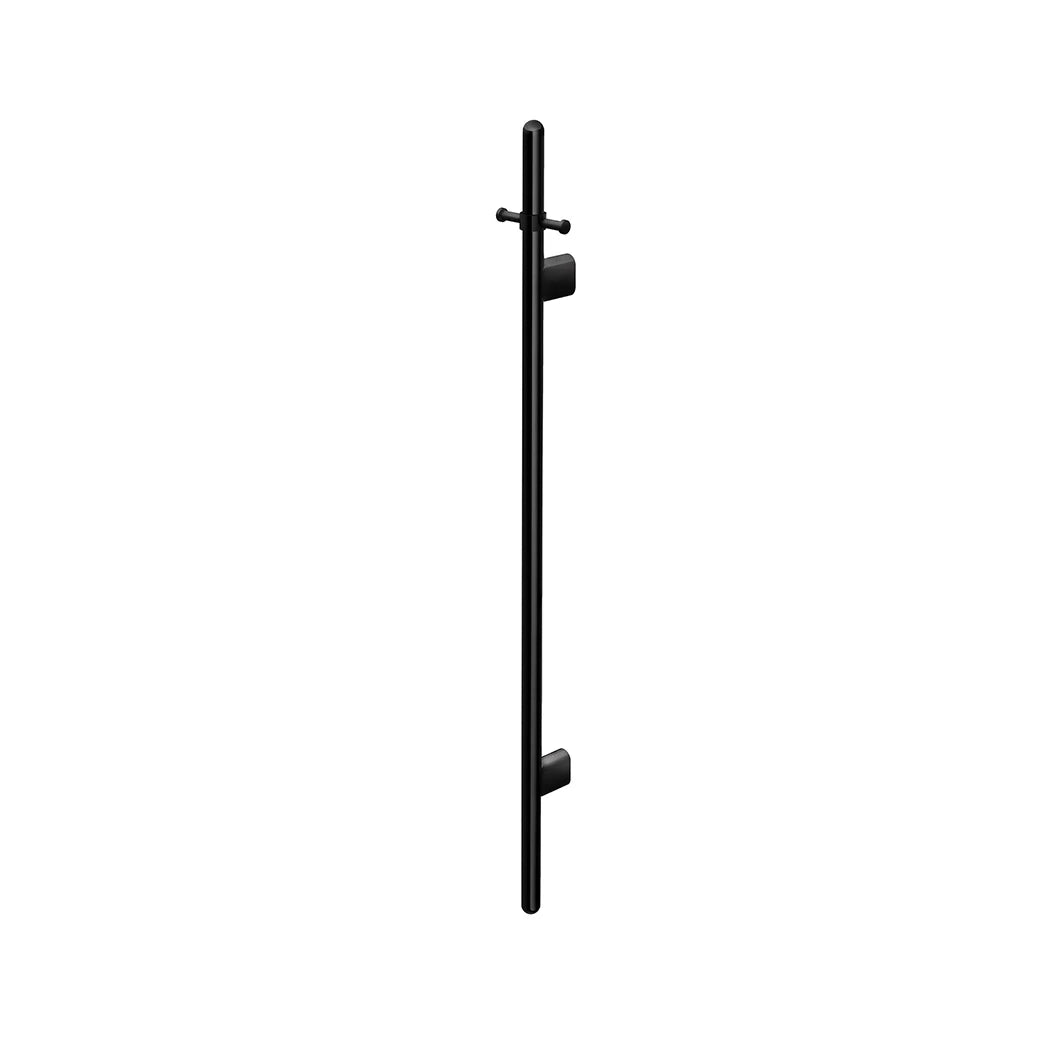 Meir Heated Vertical Towel Rail Matte Black