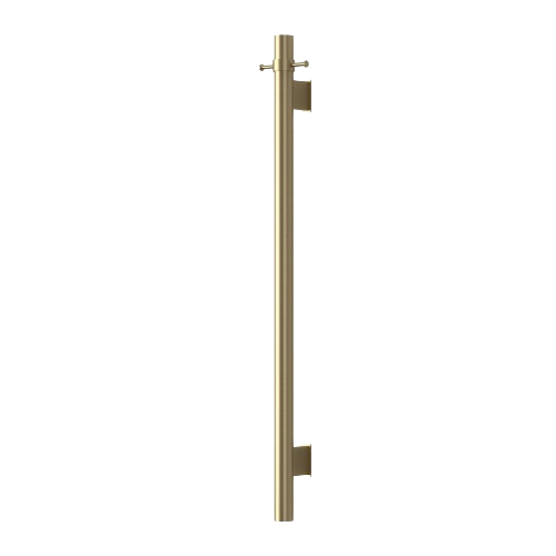 Modern National Mirage Vertical Heated Towel Rail - Brushed Gold