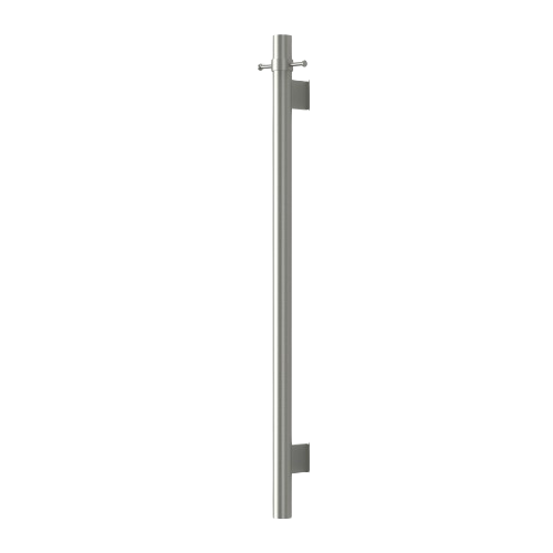 Modern National Mirage Vertical Heated Towel Rail - Brushed Nickel
