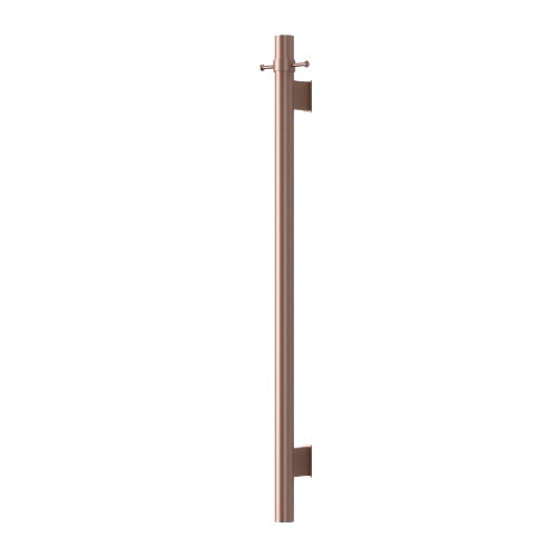 Modern National Mirage Vertical Heated Towel Rail - Champagne