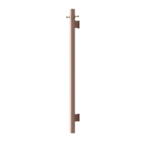 Modern National Mirage Vertical Heated Towel Rail - Champagne