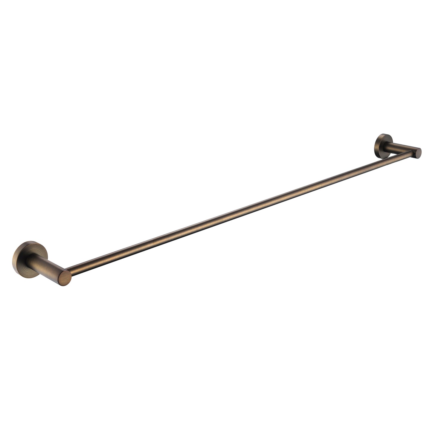 Star Mini 750mm Single Towel Rail Antique Brass