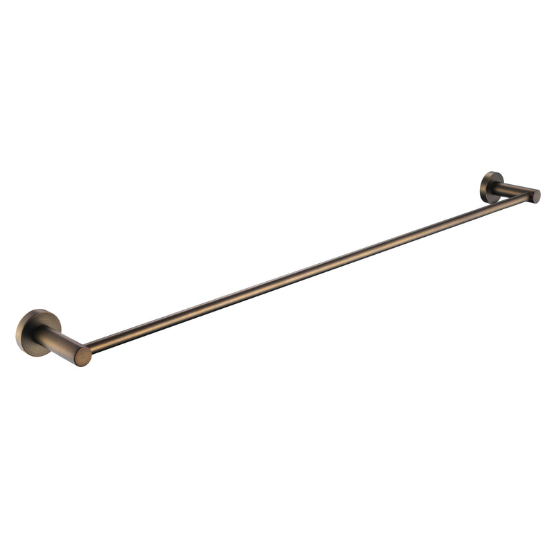 Star Mini 750mm Single Towel Rail Antique Brass