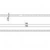 Mirage 750mm Single Towel Rail Champagne