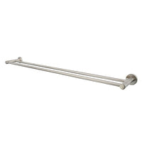 Modern National Mirage 600mm Double Towel Rail - Warm Brushed Nickel