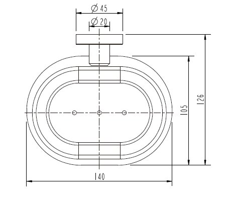 Modern National Mirage Soap Dish Black